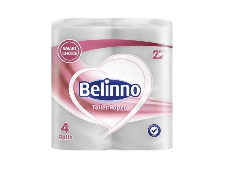 Туалетний папір Belinno (Белінно) Standard (Стандарт) 4 рулони